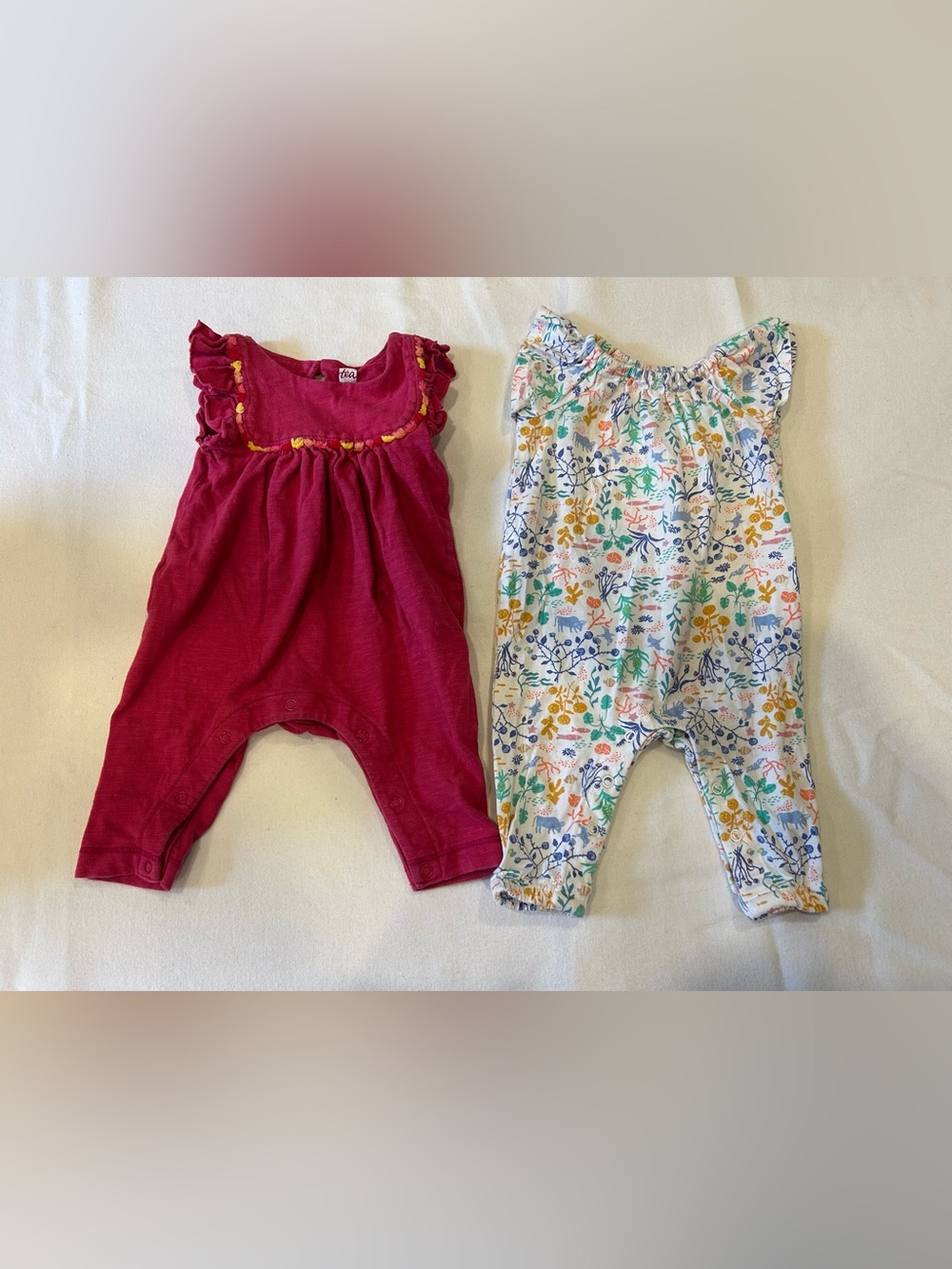 2 tea baby romper bundle